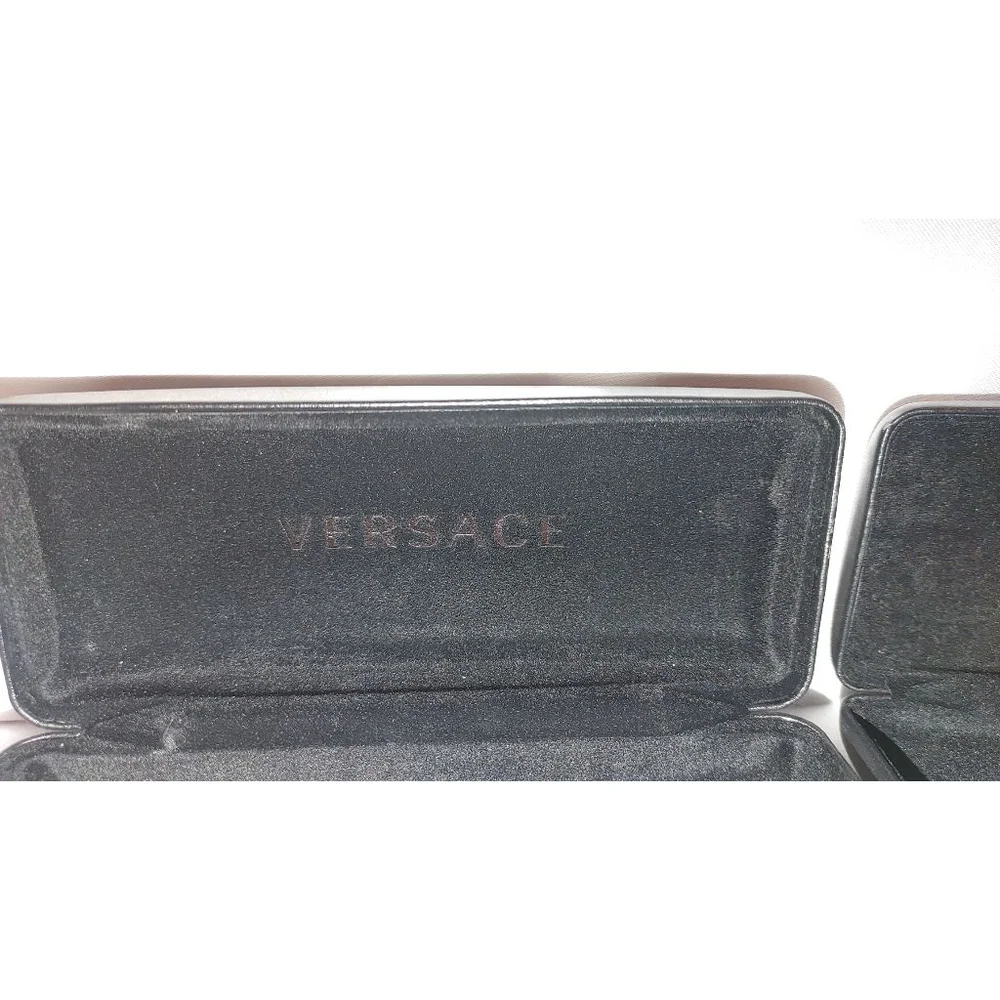 Versace Hard Shell Glasses Case x2 Large & Small